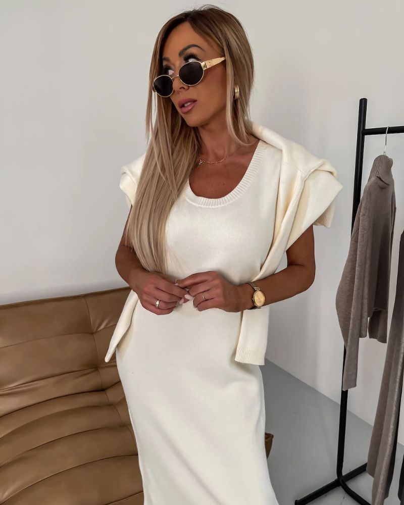 Camille | Knit Midi Set