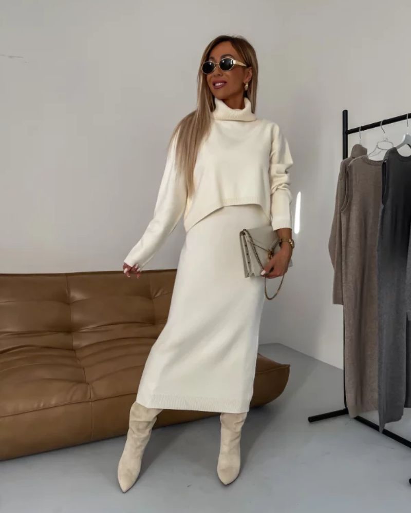 Camille | Knit Midi Set