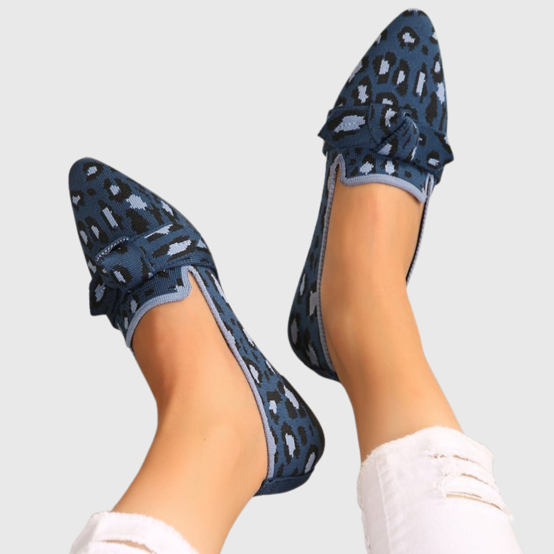 Hannah | Leopard Knot Flats