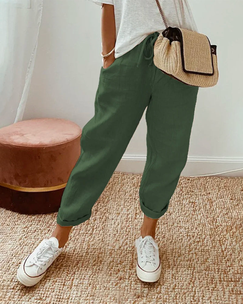 Hannah | Relaxed Drawstring Pants