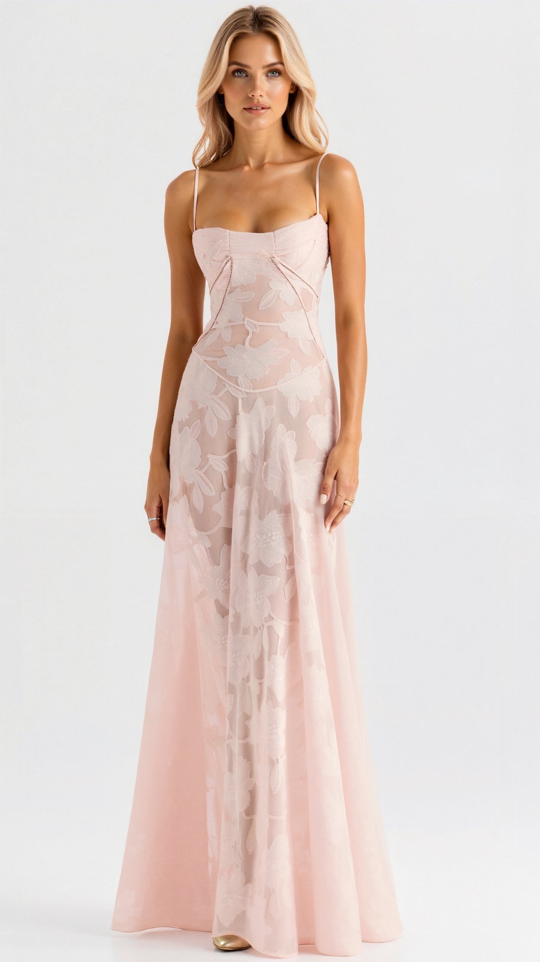 Claire | Women Wedding Guest Slip Maxi Dress