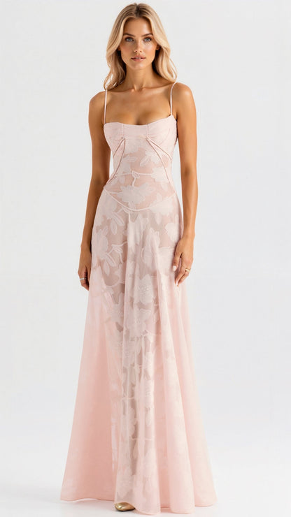 Claire | Women Wedding Guest Slip Maxi Dress