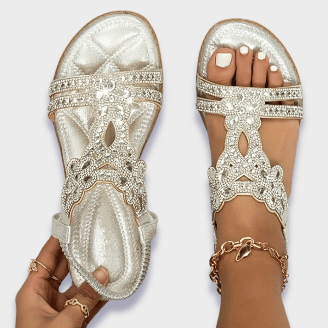 Franziska | Sandalias Boho Ortopédicas de Material Premium