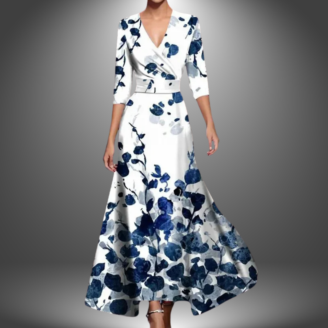 Ada | Elegante Vestido Maxi Floral