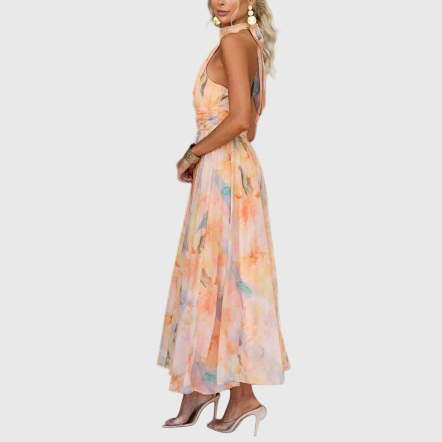 Bianca | Elegant Halter Dress