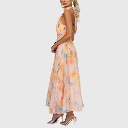 Bianca | Elegant Halter Dress