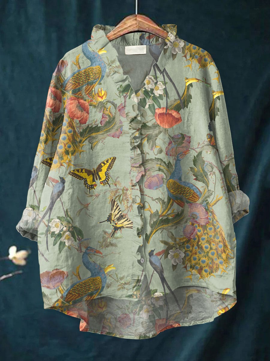 Scarlet | Relaxed Linen Blouse