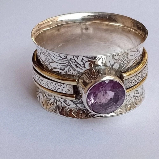 Mindfulness Ring in Bohemian Crystal