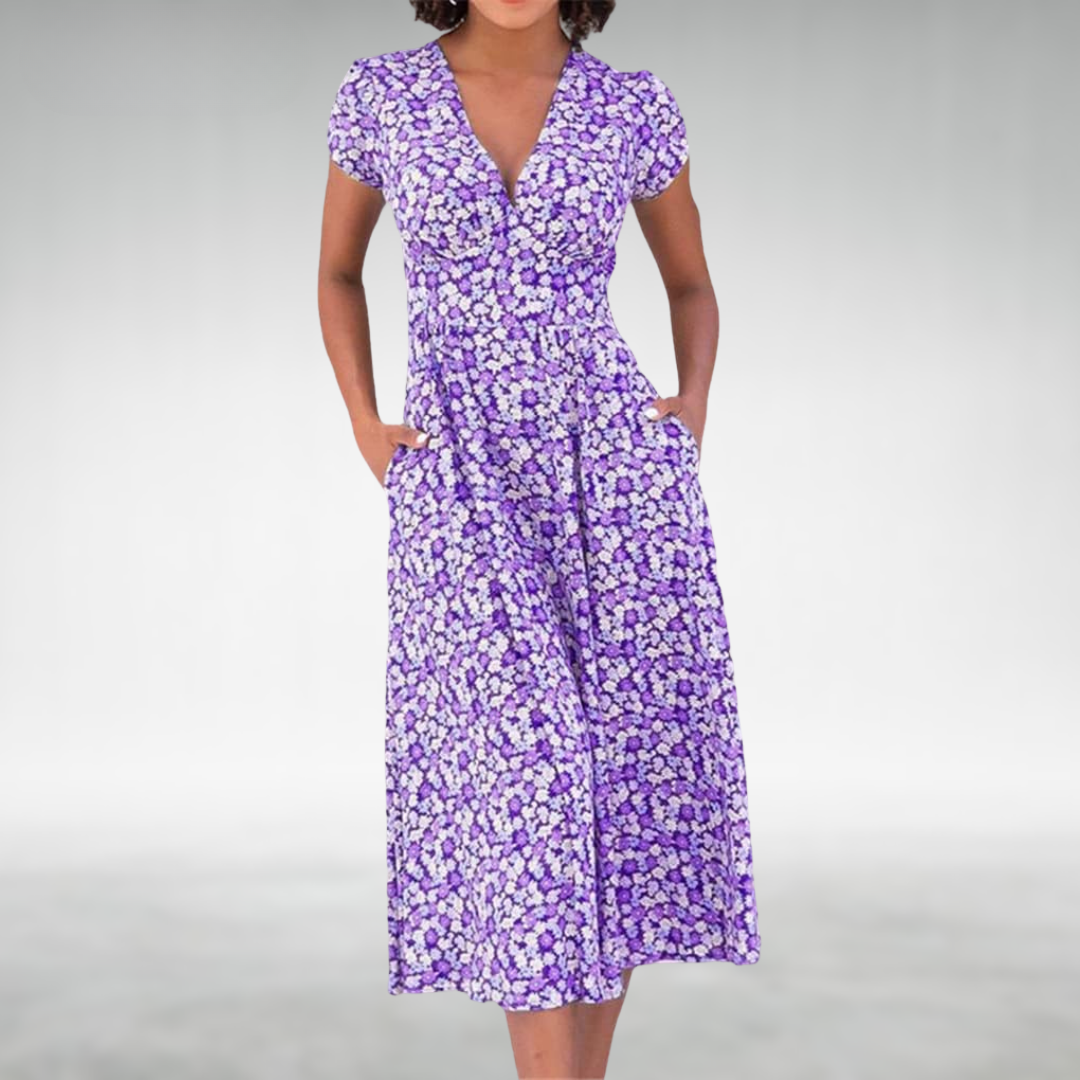 Brooklyn | Women Summer Floral Versatile Midi Dress