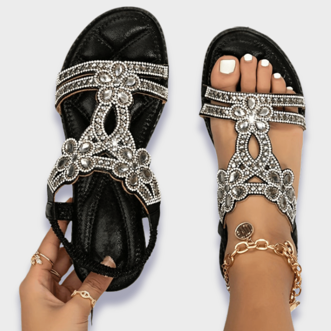 Franziska | Sandalias Boho Ortopédicas de Material Premium