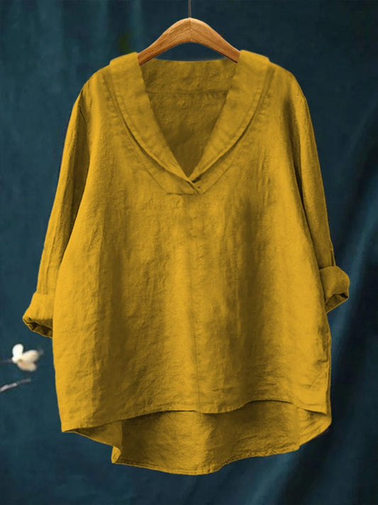 Samantha | Relaxed Linen Blouse