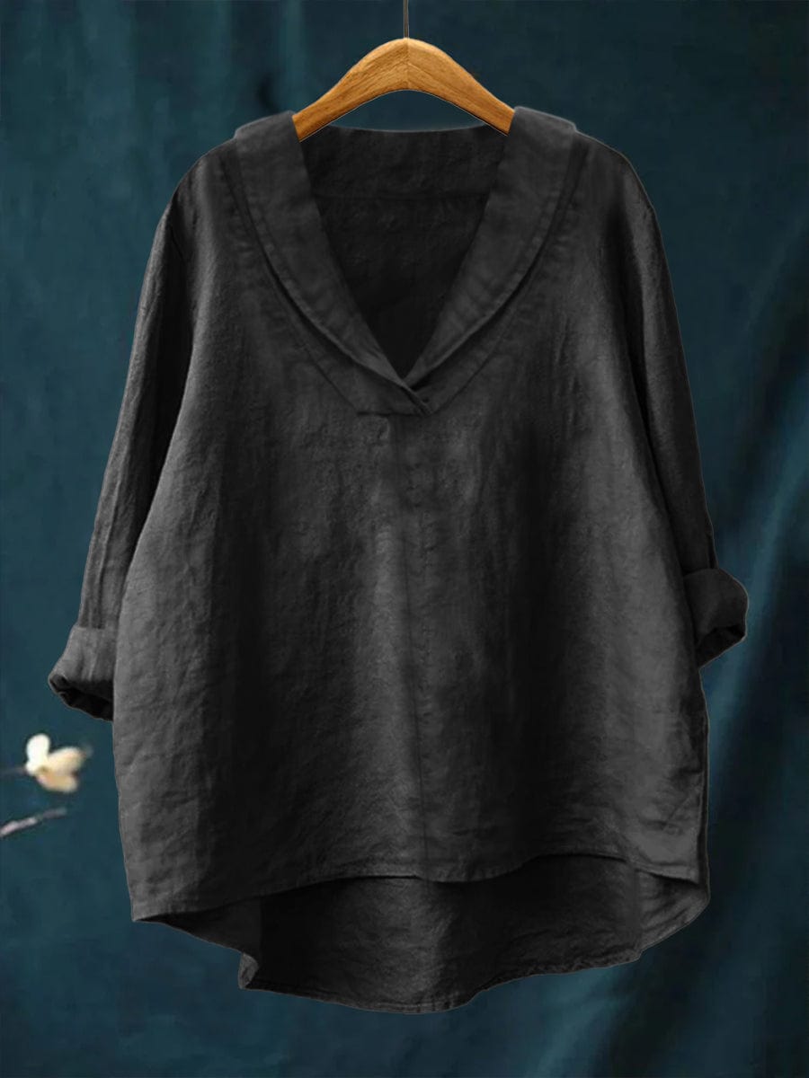 Samantha | Relaxed Linen Blouse