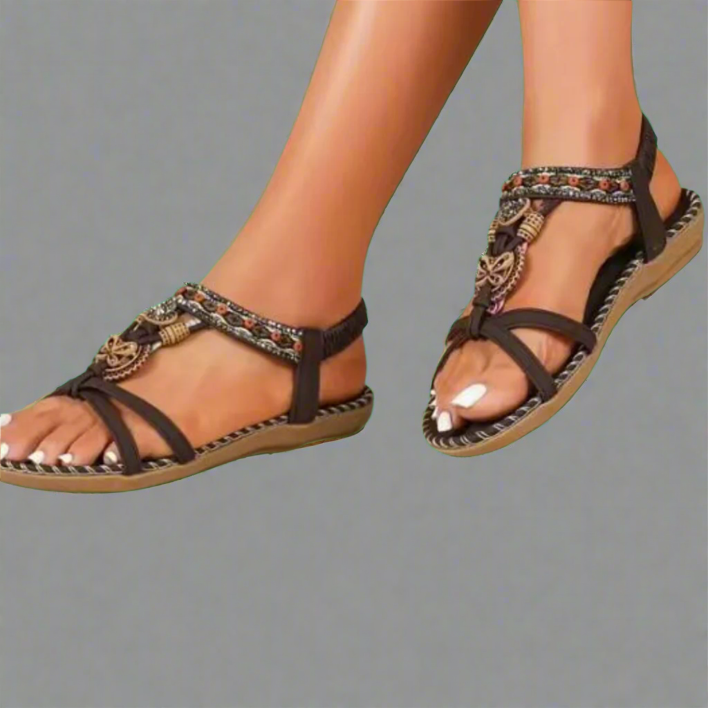 Corinna | Sandalias de verano hechas a mano en material premium