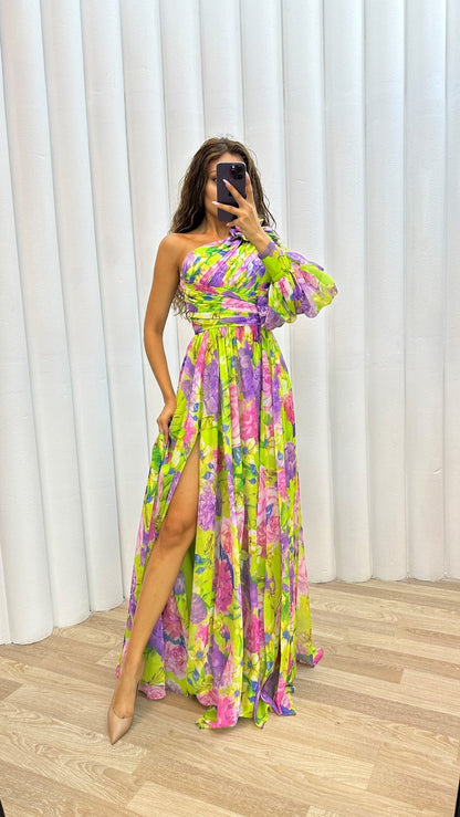 Victoria | Women Summer One Shoulder Maxi Dress