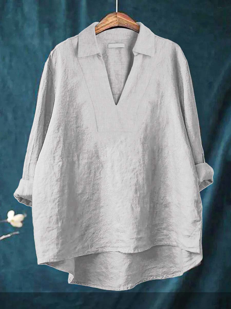Maria | Relaxed Linen Blouse