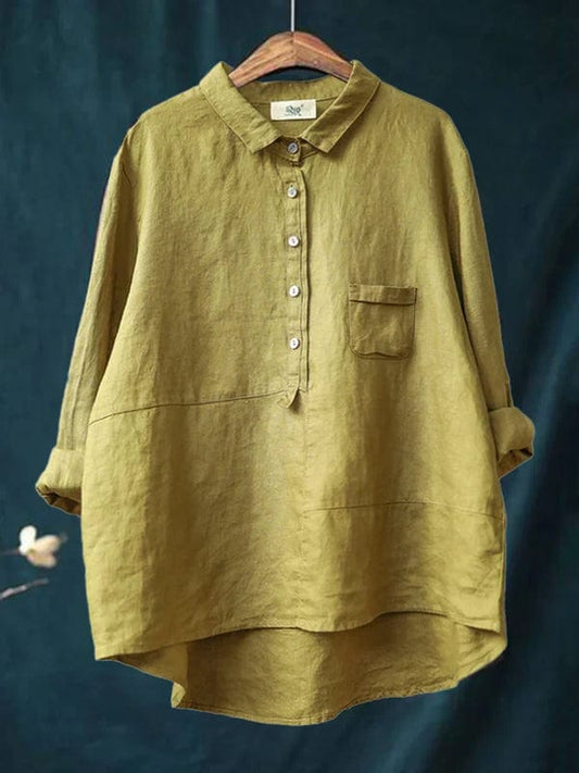 Elvie | Relaxed Linen Blouse