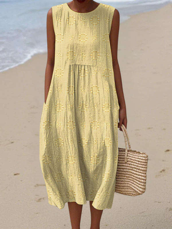 Rosa | Sleeveless Midi Dress