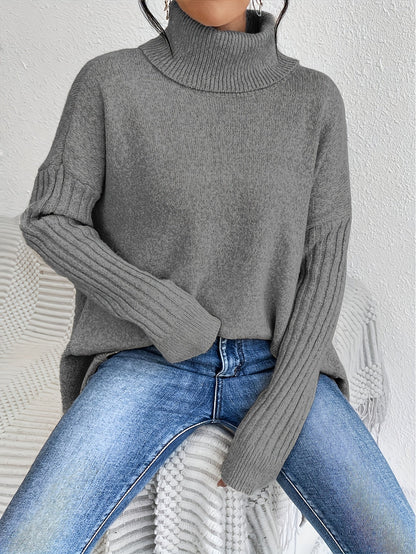 Lisa | Oversized Turtleneck Sweater
