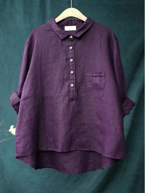 Elvie | Relaxed Linen Blouse
