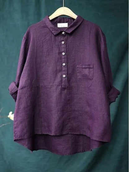 Elvie | Relaxed Linen Blouse