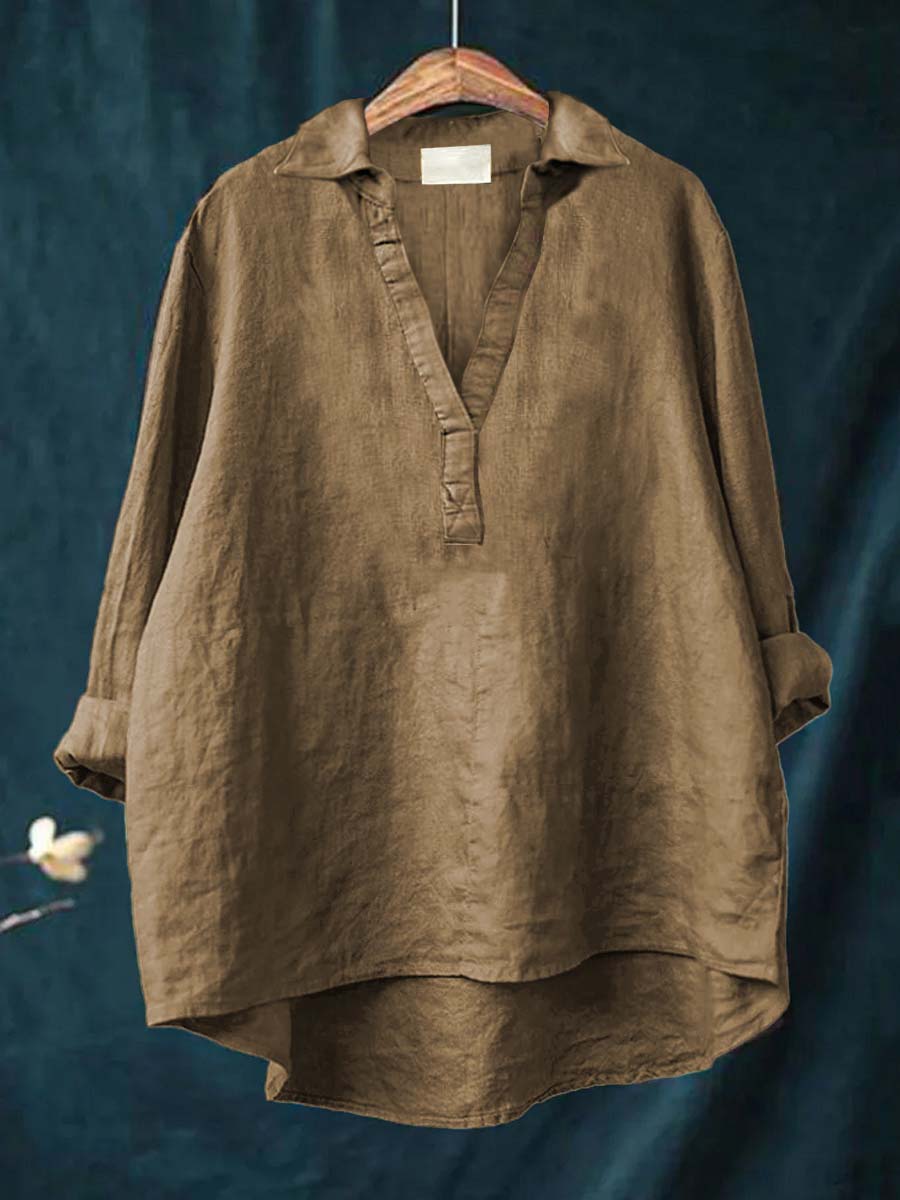 Andrea | Relaxed Linen Blouse