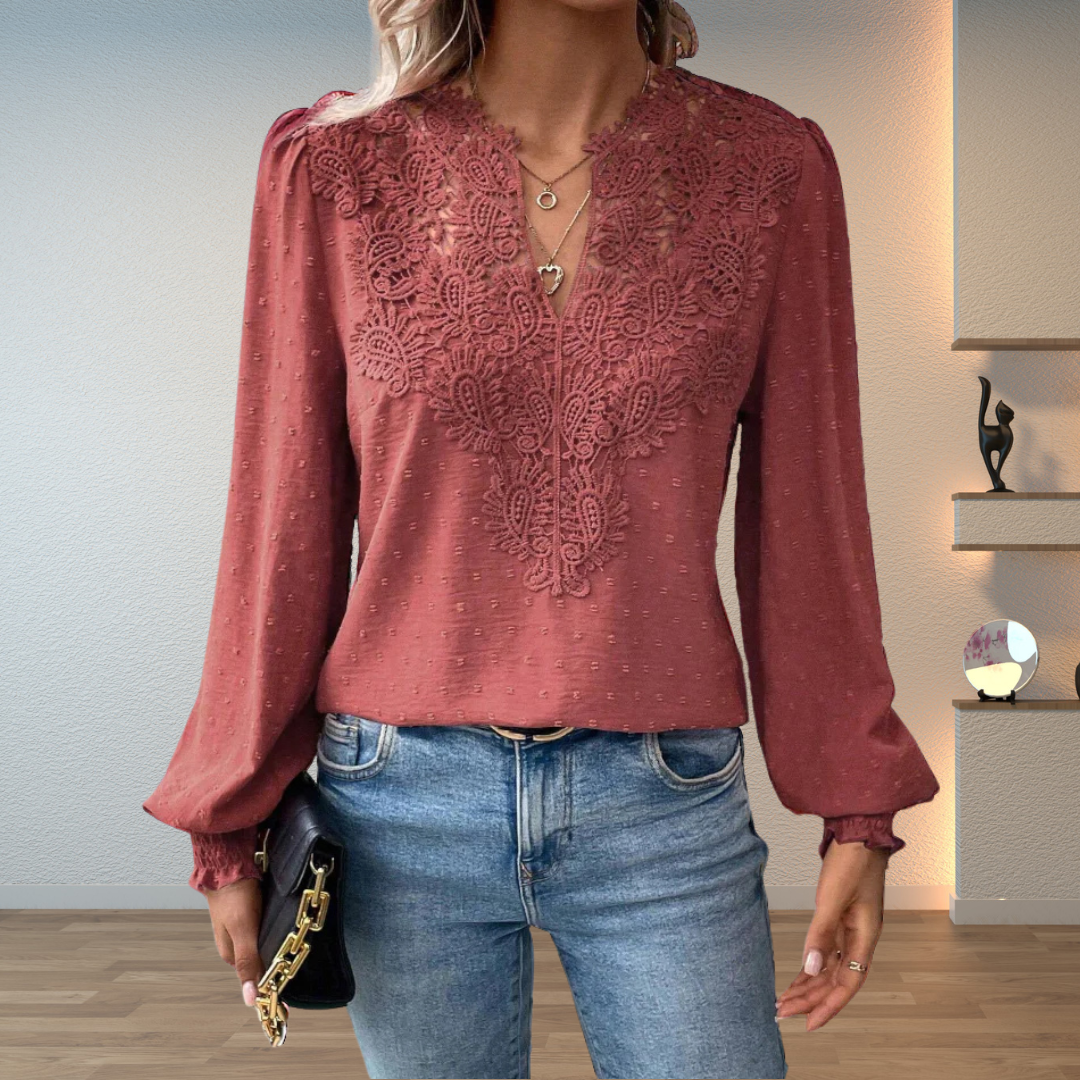 Selene | Lace Detail Blouse