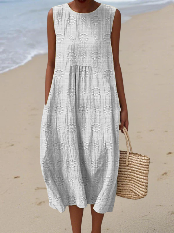 Rosa | Sleeveless Midi Dress
