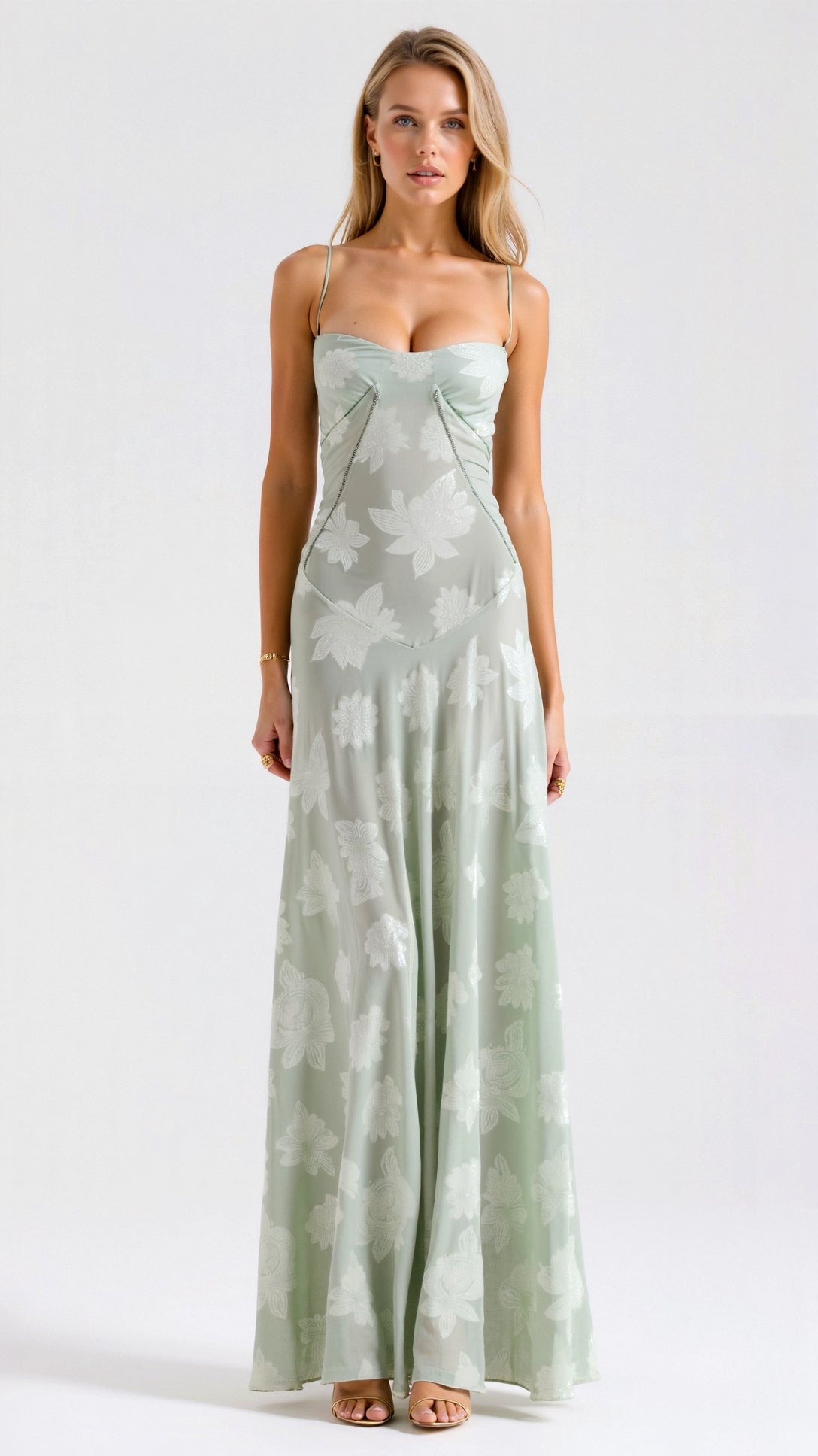 Claire | Women Wedding Guest Slip Maxi Dress