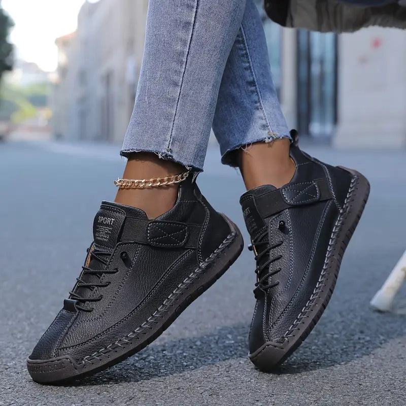 Alyssa | Women’s Orthopedic Hook Loop Casual Sneakers