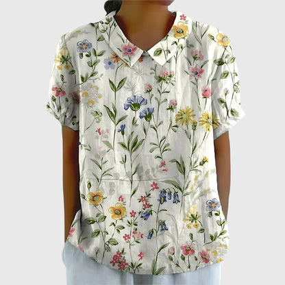 Jenna | Floral Collar Blouse