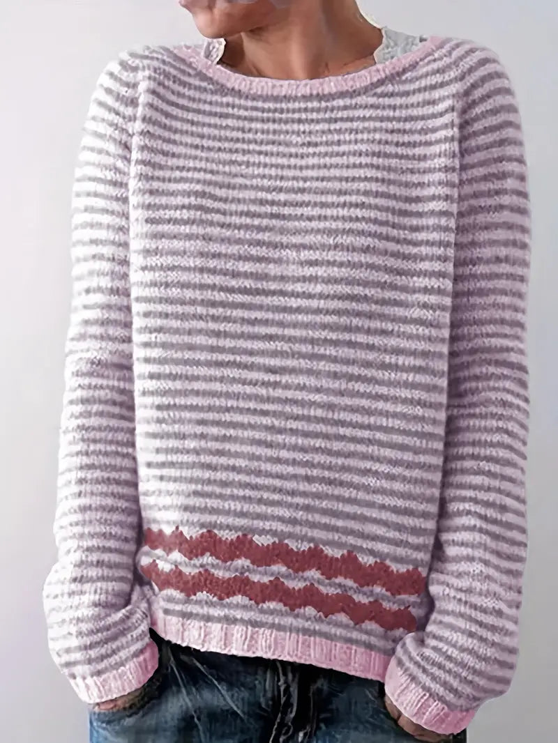 Kinsley | Soft Stripe Knit Sweater