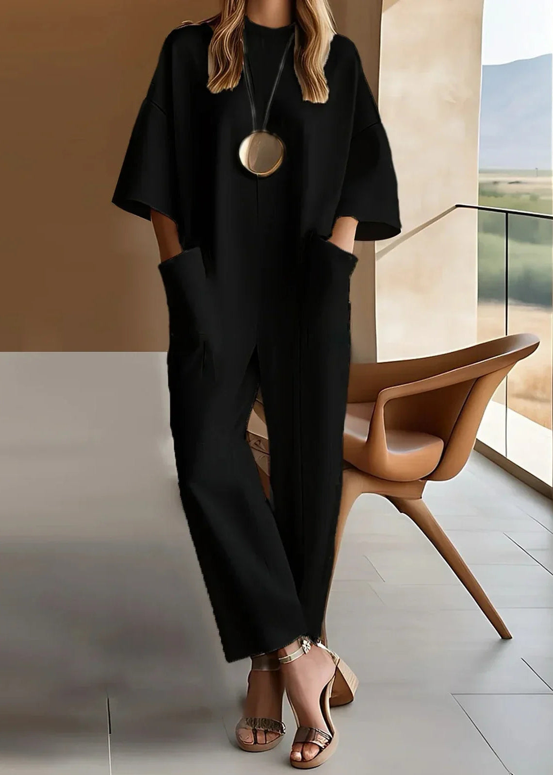Ainsley | Minimalist Pocket Jumpsuit