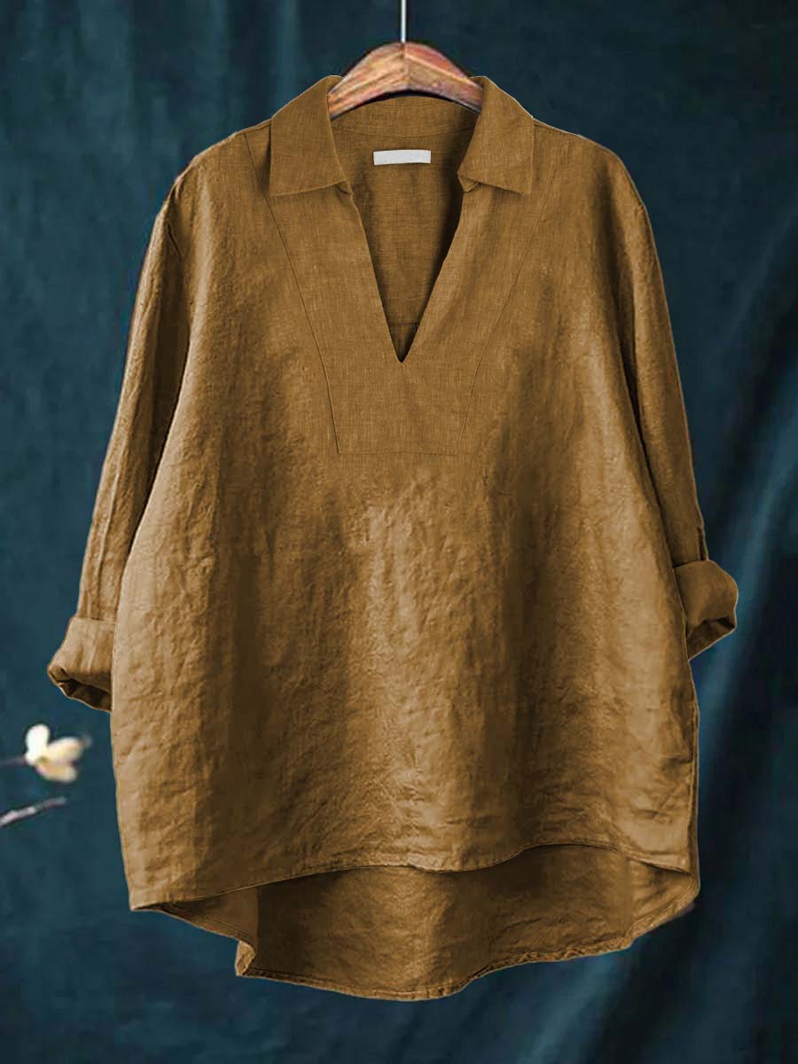 Maria | Relaxed Linen Blouse