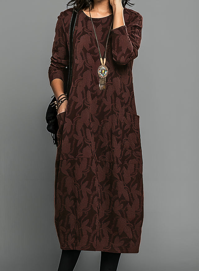 Audrey | Women Wedding Guest Printed Midi Dress