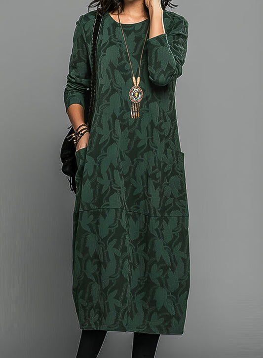 Audrey | Women Wedding Guest Printed Midi Dress
