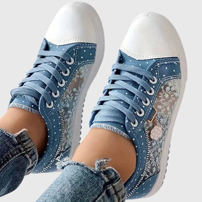 Cecil | Lace-Up Casual Sneakers