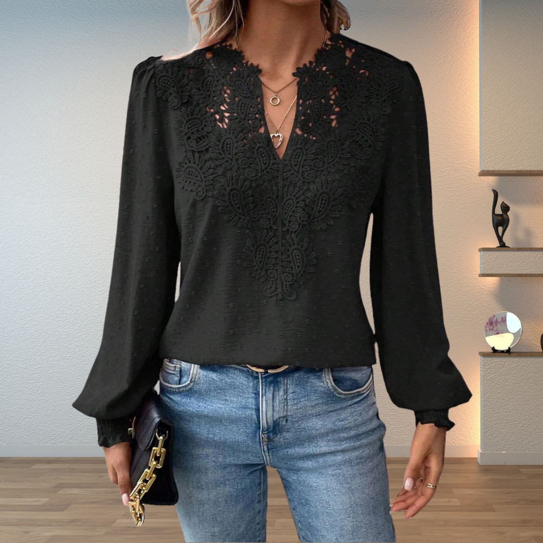 Selene | Lace Detail Blouse