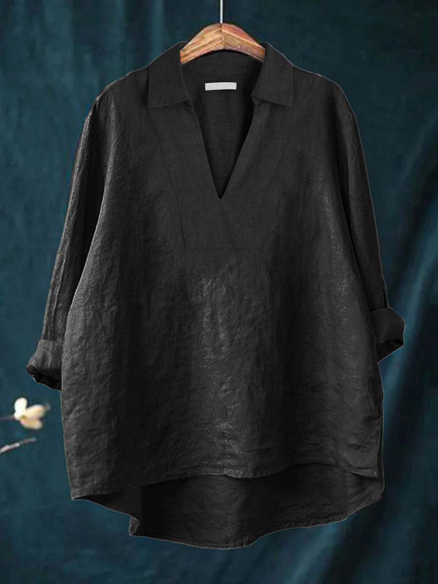 Maria | Relaxed Linen Blouse