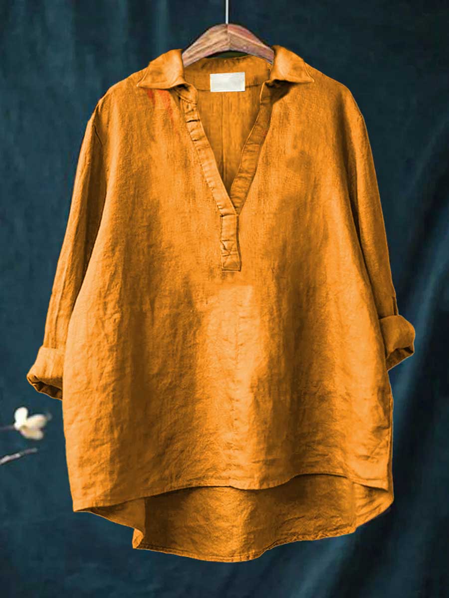 Andrea | Relaxed Linen Blouse