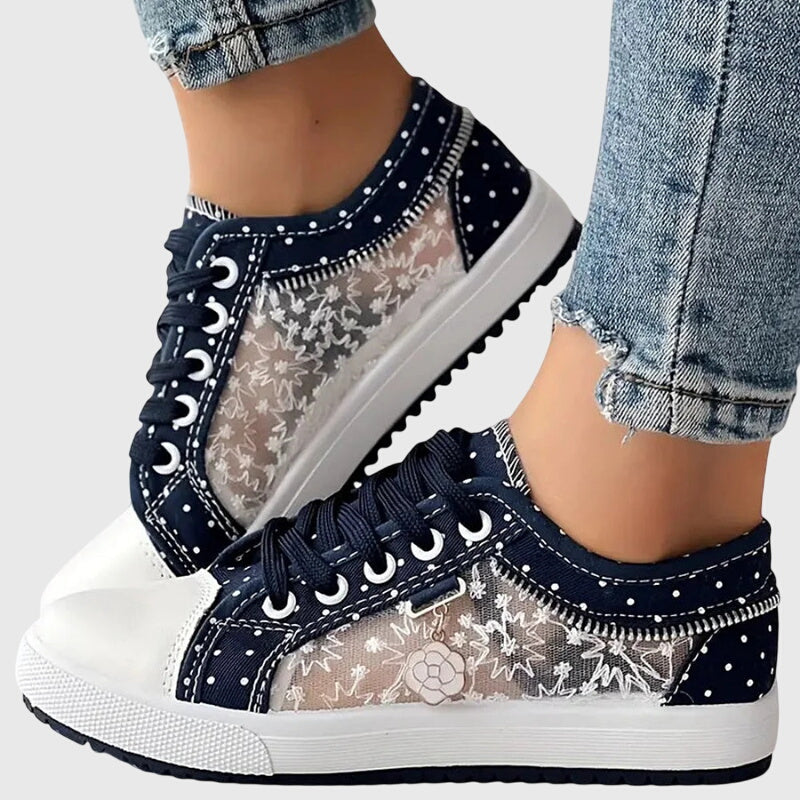 Cecil | Lace-Up Casual Sneakers