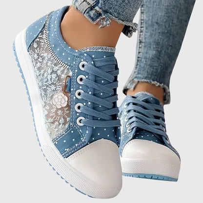 Cecil | Lace-Up Casual Sneakers