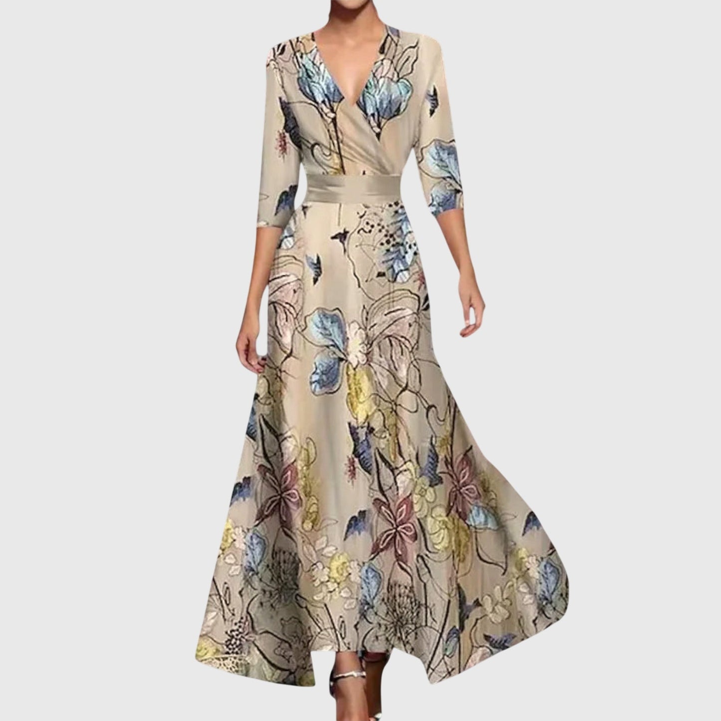 Daphne | Elegant Wrap Maxi Dress