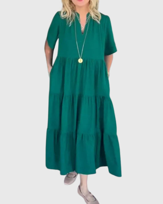Sabrina | Tiered Relaxed Maxi Dress