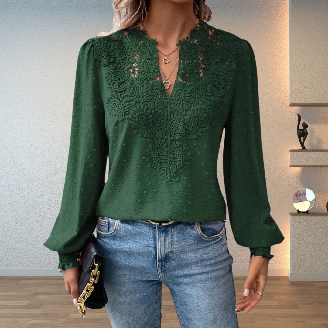 Selene | Lace Detail Blouse