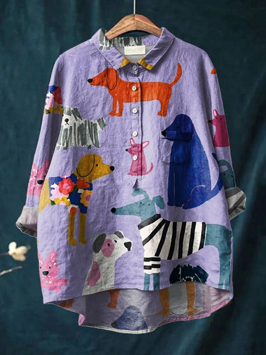 Elisa | Playful Print Shirt