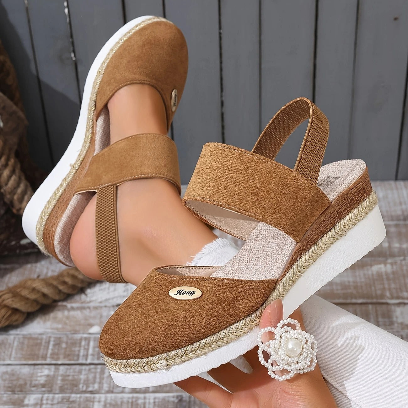 Antonia | Sandalias Ortopédicas con Plataforma, Transpirables y Cómodas