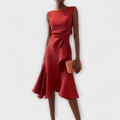 Chloe | Women Summer Asymmetric Wrap Midi Dress
