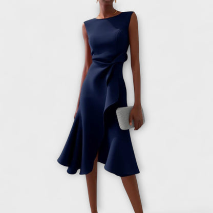Chloe | Women Summer Asymmetric Wrap Midi Dress