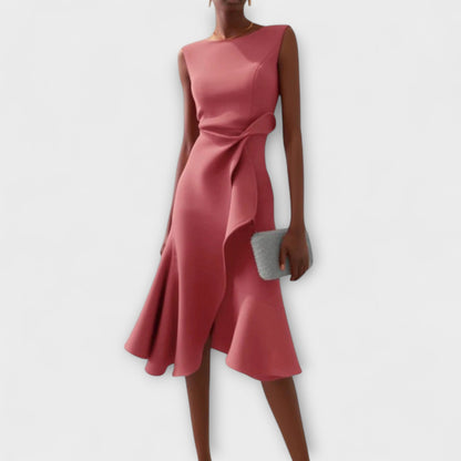 Chloe | Women Summer Asymmetric Wrap Midi Dress