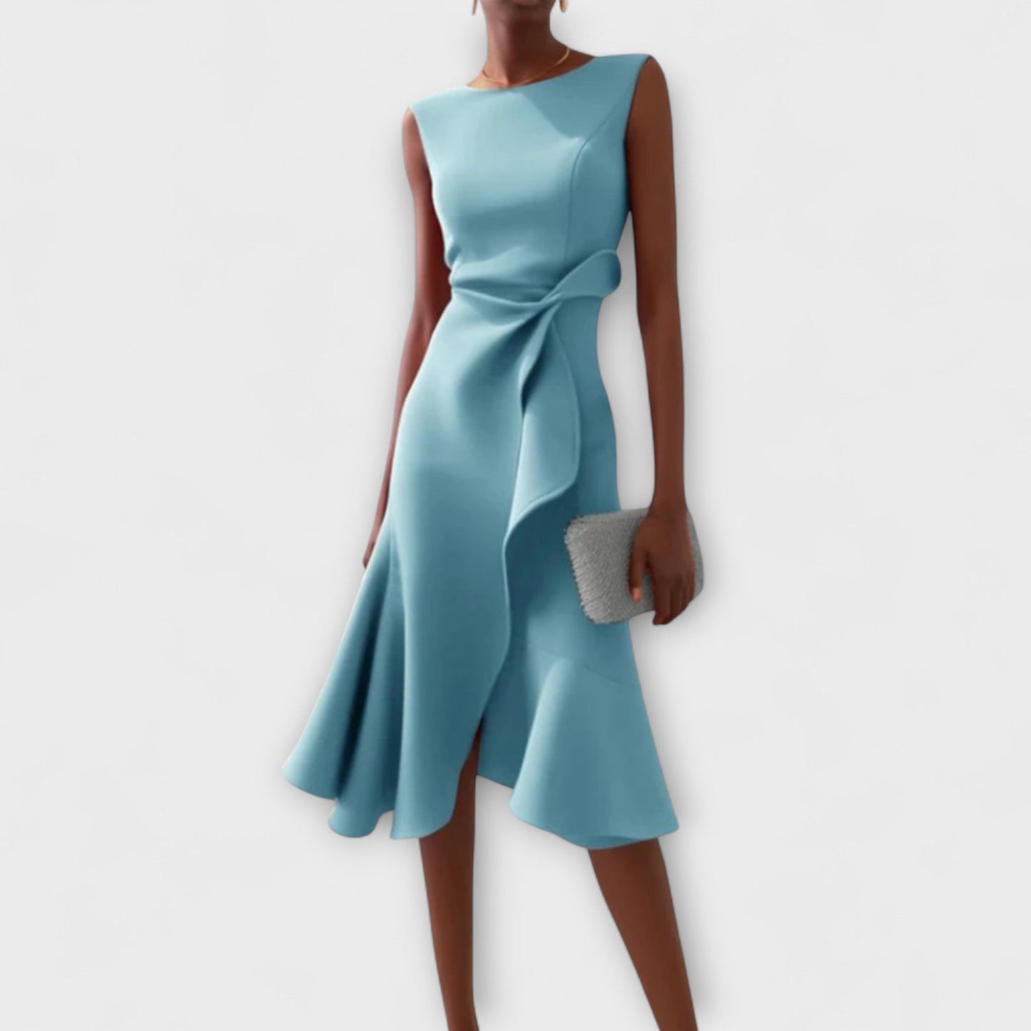 Chloe | Women Summer Asymmetric Wrap Midi Dress